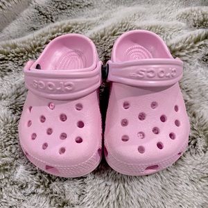 Size 2/3 Ballerina Pink Croc Littles